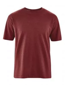 HempAge Hanf T-Shirt Basic Light - Farbe chestnut aus Hanf und Bio-Baumwolle
