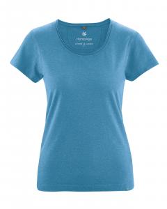 HempAge Hanf T-Shirt Breeze - Farbe atlantic aus Hanf und Bio-Baumwolle