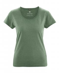 HempAge Hanf T-Shirt Breeze - Farbe herb aus Hanf und Bio-Baumwolle