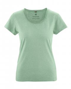 HempAge Hanf T-Shirt Breeze - Farbe menta aus Hanf und Bio-Baumwolle