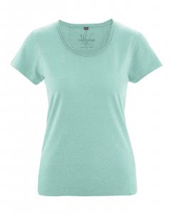 HempAge Hanf T-Shirt Breeze - Farbe sage aus Hanf und Bio-Baumwolle