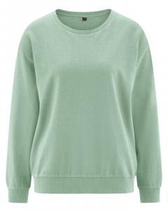 HempAge Hanf Sweatshirt Basic - Farbe menta aus Hanf und Bio-Baumwolle