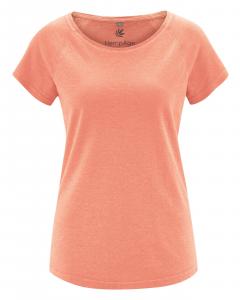 HempAge Hanf Raglan Shirt - Farbe peach aus Hanf und Bio-Baumwolle