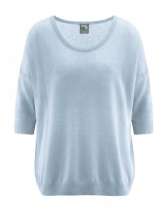 HempAge Hanf Pullover - Farbe clearsky aus Hanf und Bio-Baumwolle