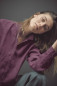 Preview: HempAge Hanf Bluse - Farbe purple aus 100% Hanf