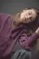 Preview: HempAge Hanf Bluse - Farbe purple aus 100% Hanf