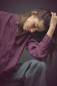 Preview: HempAge Hanf Bluse - Farbe purple aus 100% Hanf