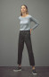 Preview: HempAge Hanf Langarmshirt - Farbe platinum aus Bio-Baumwolle und Hanf
