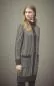 Preview: HempAge Hanf Strickjacke - Farbe anthrazit / natur aus Hanf und Bio-Baumwolle