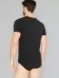 Preview: Hanf Herren Enges T-Shirt - Farbe black aus Hanf und Bio-Baumwolle