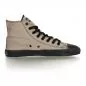 Preview: Ethletic Sneaker vegan HiCut Classic - Farbe moon rock grey / black aus Bio-Baumwolle