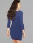 Mobile Preview: Hanf Damen Slim Skirt ISA - Farbe marine blue aus Hanf und Bio-Baumwolle