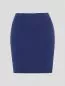 Preview: Hanf Damen Slim Skirt ISA - Farbe marine blue aus Hanf und Bio-Baumwolle