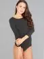 Preview: Hanf Damen schmales 3/4 T-Shirt - Farbe black aus Hanf und Bio-Baumwolle Preview: Hanf Damen schmales 3/4 T-Shirt - Farbe black aus Hanf und Bio-Baumwolle