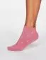 Preview: Hempro Bambus Socken Eudora Spotty - Farbe dark rose pink aus Bambus und Bio-Baumwolle