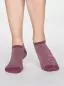 Preview: Hempro Bambus Socken Peggy Striped - Farbe mauve purple aus Bambus und Bio-Baumwolle
