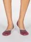 Preview: Hempro Bambus Socken Kris Striped - Farbe dark rose pink aus Bambus und Bio-Baumwolle