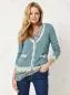 Preview: Braintree Cardigan Whilhelmina - Farbe teal aus Hanf und Bio-Baumwolle Preview: Braintree Cardigan Whilhelmina - Farbe teal aus Hanf und Bio-Baumwolle