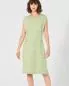Preview: HempAge Hanf Kleid - Farbe matcha aus Hanf und Bio-Baumwolle