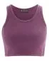 Preview: HempAge Hanf Yoga Top - Farbe purple aus Hanf und Bio-Baumwolle