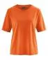Preview: HempAge Hanf T-Shirt Farbe nectarine kombiniert mit highrise Hanf Jeans Farbe gobi