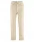 Preview: HempAge Hanf T-Shirt Farbe nectarine kombiniert mit highrise Hanf Jeans Farbe gobi