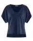 Preview: HempAge Hanf T-Shirt - Farbe navy aus Hanf und Bio-Baumwolle