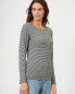 Preview: HempAge Hanf Langarmshirt - Farbe natur/black aus Hanf und Bio-Baumwolle