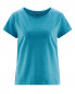 Preview: HempAge Hanf T-Shirt - Farbe azure/natur aus Hanf und Bio-Baumwolle