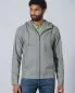 Preview: HempAge Hanf Kapuzenjacke - Farbe dark aus Hanf und Bio-Baumwolle