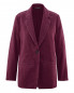 Preview: HempAge Hanf Blazer - Farbe wine aus Hanf und Bio-Baumwolle