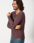 Preview: HempAge Hanf Langarmshirt - Farbe moss/wine aus Hanf und Bio-Baumwolle