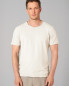 Preview: HempAge Hanf T-Shirt - Farbe offwhite aus Hanf und Bio-Baumwolle