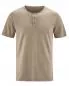 Preview: HempAge Hanf Henley - Farbe grit aus Hanf und Bio-Baumwolle