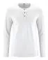 Mobile Preview: HempAge Hanf Langarm Shirt - Farbe white aus Hanf und Bio-Baumwolle