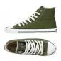 Mobile Preview: Ethletic Sneaker vegan HiCut Classic - Farbe camping green / white aus Bio-Baumwolle