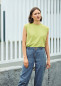 Preview: HempAge Hanf Top - Farbe lind aus Hanf und Bio-Baumwolle