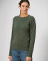 Preview: HempAge Hanf Pullover Strick - Farbe moss aus Hanf und Bio-Baumwolle