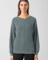 Preview: HempAge Hanf Pullover - Farbe titan aus Hanf und Bio-Baumwolle