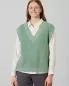 Preview: HempAge Hanf Pullunder - Farbe menta aus Hanf und Bio-Baumwolle