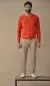 Preview: HempAge Hanf Pullover - Farbe brick aus Hanf und Bio-Baumwolle