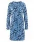 Preview: HempAge Hanf Kleid - Farbe heaven / dark aus Hanf und Bio-Baumwolle