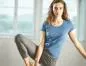 Preview: HempAge Hanf Yoga T-Shirt - Farbe blueberry aus Bio-Baumwolle und Hanf