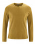 Preview: HempAge Hanf Langarmshirt - Farbe peanut aus Hanf und Bio-Baumwolle