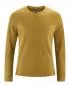 Preview: HempAge Hanf Langarmshirt - Farbe peanut aus Hanf und Bio-Baumwolle