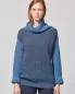 Preview: HempAge Hanf Rollkragenpullover - Farbe dark / heaven aus Hanf und Bio-Baumwolle
