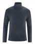 Preview: HempAge Hanf Rollkragenpullover - Farbe dark aus Hanf und Bio-Baumwolle