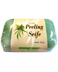 Hanföl Peeling Seife 100g