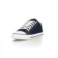 Ethletic Sneaker vegan LoCut Classic- Farbe ocean blue / white aus Bio-Baumwolle