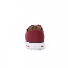Ethletic Sneaker vegan LoCut Collection 19 - Farbe true blood / white aus Bio-Baumwolle